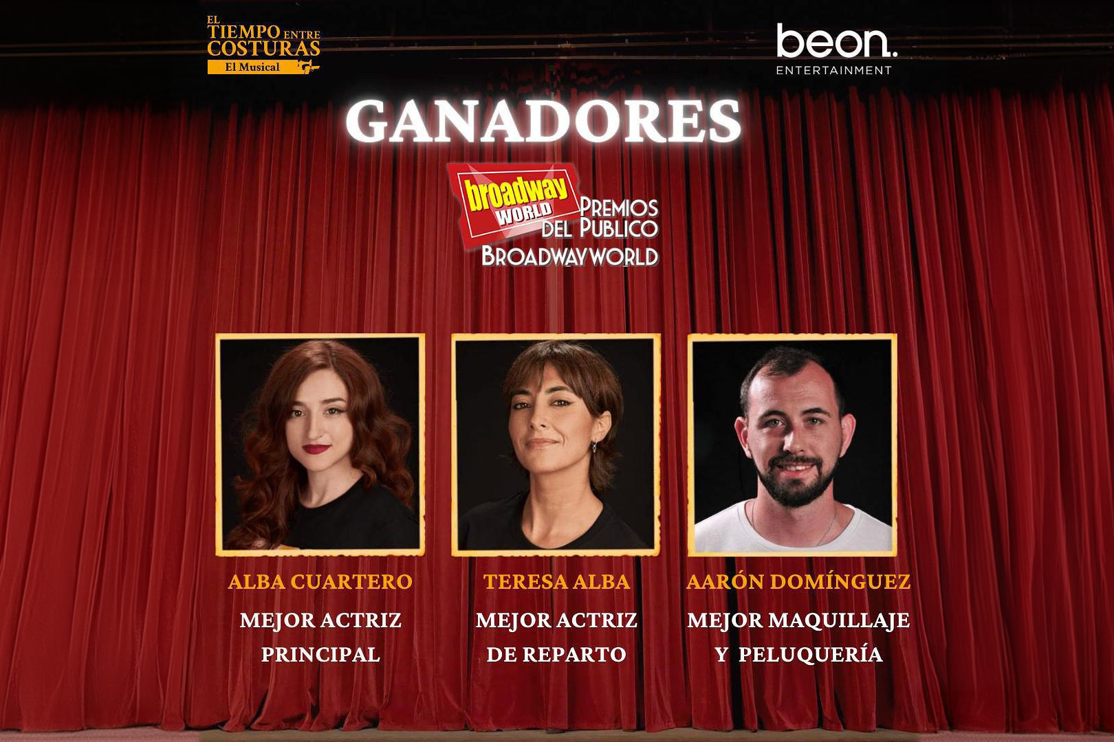 Ganadores de los premios ETEC, celebrando los logros destacados en teatro y entretenimiento con una ceremonia de reconocimiento